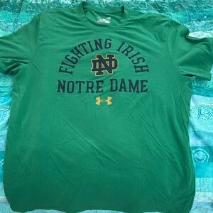 Men’s Under Armour Green Fighting Irish Tee
Large, worn once